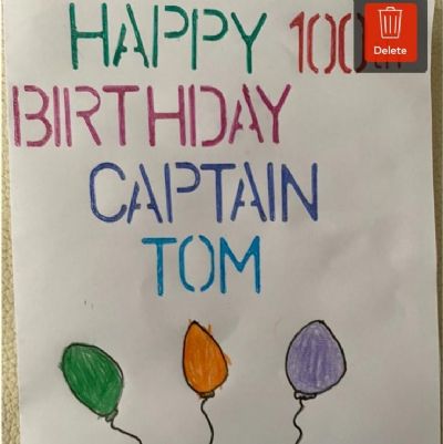 Tom Moore birthday card